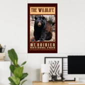 Mount Rainier Nat'l Park Poster (Thuiskantoor)