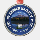 Mount Rainier NP2 Metalen Ornament (Voorkant)