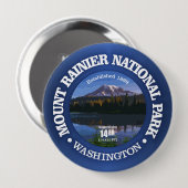 Mount Rainier NP2 Ronde Button 4,0 Cm (Voorkant /achterkant)
