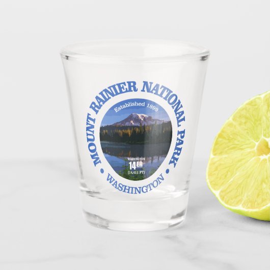Mount Rainier NP2 Shot Glas (Voorkant)