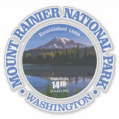Mount Rainier NP2 Sticker (Voorkant)