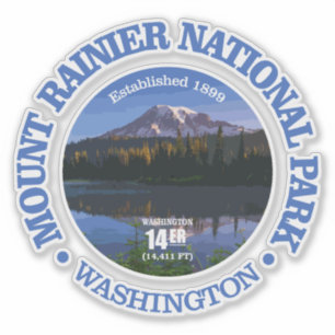 Mount Rainier NP2 Sticker