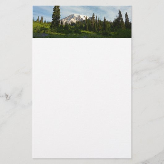 Mount Rainier Ochtendlicht Briefpapier (Voorkant)
