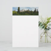 Mount Rainier Ochtendlicht Briefpapier (Staand voorkant)