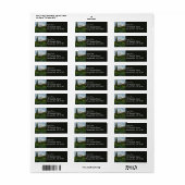 Mount Rainier Ochtendlicht Etiket (Full Sheet)