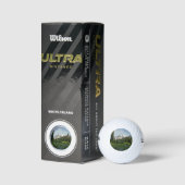 Mount Rainier Ochtendlicht Golfballen (Verpakking)