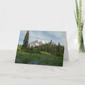 Mount Rainier Ochtendlicht Kaart (Voorkant)