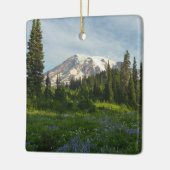 Mount Rainier Ochtendlicht Keramisch Ornament (Links)