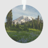 Mount Rainier Ochtendlicht Ornament (achterkant)