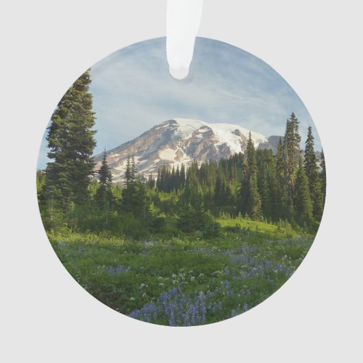 Mount Rainier Ochtendlicht Ornament (voorkant)