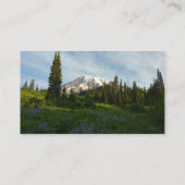 Mount Rainier Ochtendlicht Visitekaartje (Achterkant)