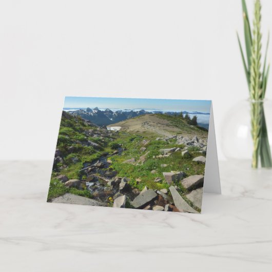 Mount Rainier Panorama Point Kaart (Voorkant)