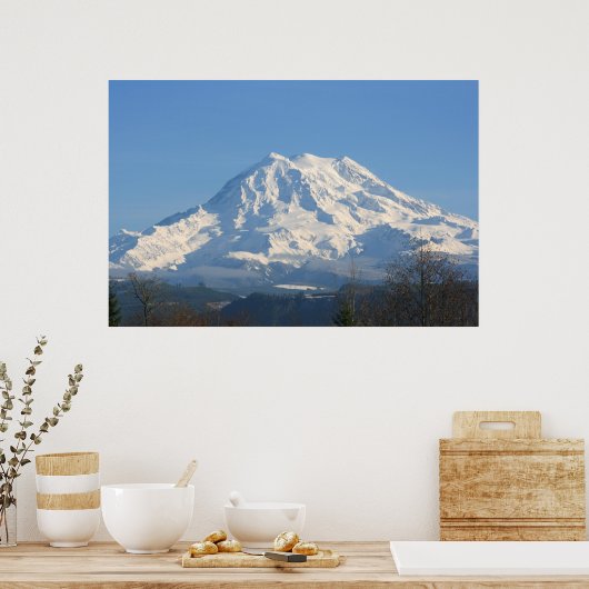 Mount Rainier Poster (Keuken)