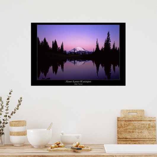 Mount Rainier Poster (Keuken)