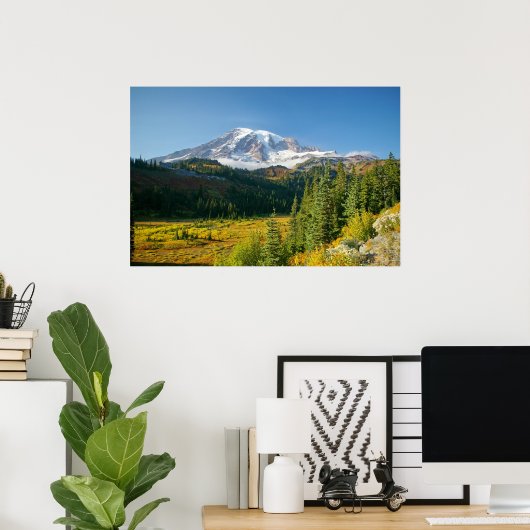 Mount Rainier Poster (Thuiskantoor)
