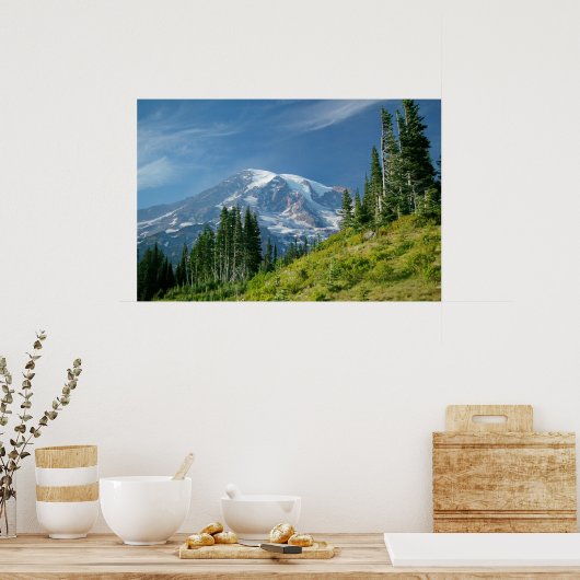 Mount Rainier Poster (Keuken)