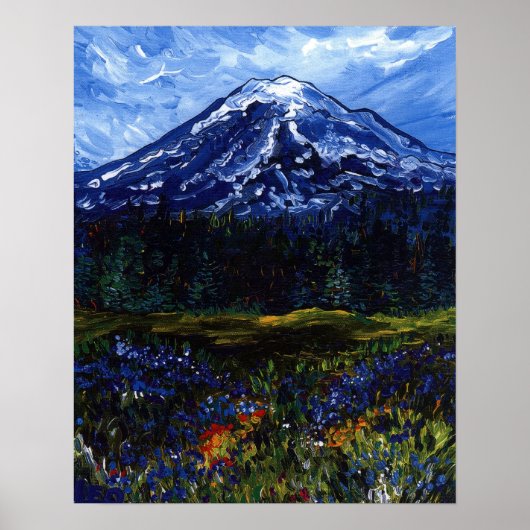 Mount Rainier Poster (Voorkant)