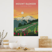 Mount Rainier Poster (Keuken)