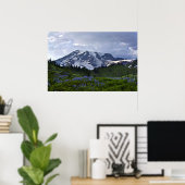 Mount Rainier Poster (Thuiskantoor)