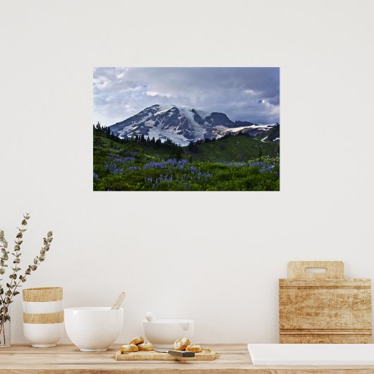 Mount Rainier Poster (Keuken)