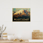 Mount Rainier Poster (Keuken)