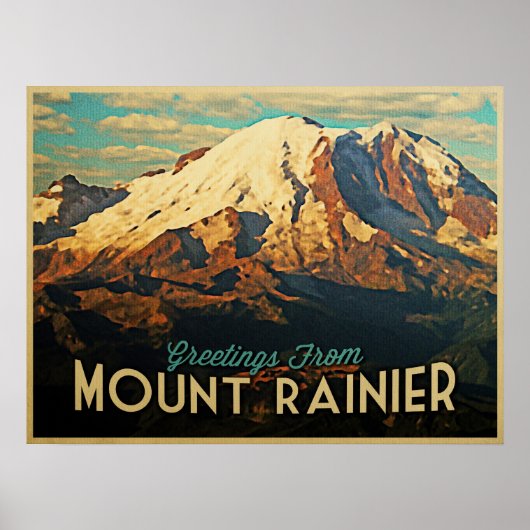 Mount Rainier Poster (Voorkant)