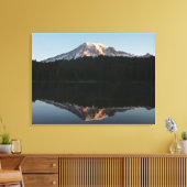 Mount Rainier Reflecteerde Sunrise I Canvas Afdruk (Insitu (Woonkamer))