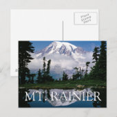 Mount Rainier | Reflectie in een bergvijver Briefkaart (Voorkant / Achterkant)