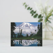 Mount Rainier | Reflectie in een bergvijver Briefkaart (Staand voorkant)