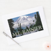 Mount Rainier | Reflectie in een bergvijver Rechthoekige Sticker (Envelop)