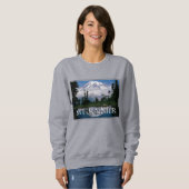 Mount Rainier | Reflectie in een bergvijver Trui (Voorkant volledig)