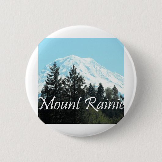 Mount Rainier Ronde Button 5,7 Cm (Voorkant)