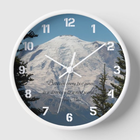 Mount Rainier Scenery en John Muir Quote (Voorkant)