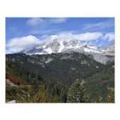 Mount Rainier Scenic Valley Landscape Foto Afdruk (Voorkant)