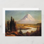 Mount Rainier-schilderij van Albert Bierstadt Notitiekaartje (Voorkant / Achterkant)