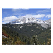 Mount Rainier Schitterend Valleilandschap Foto Afdruk (Voorkant)