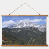 Mount Rainier Schitterend Valleilandschap Hangend Wandkleed (Voorkant)