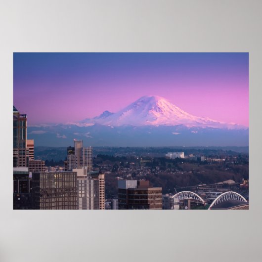 Mount Rainier Seattle Poster (Voorkant)