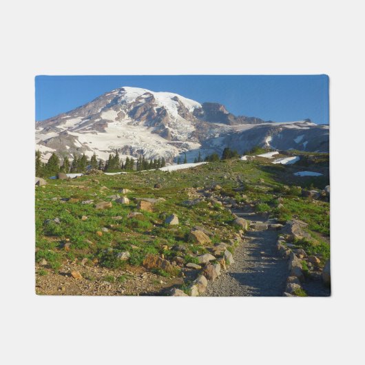 Mount Rainier Skyline Trail Uitzicht Deurmat (Voorkant)