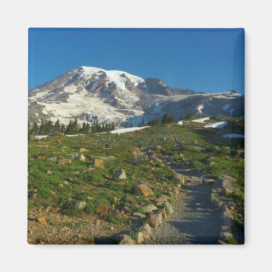 Mount Rainier Skyline Trail Uitzicht Magneet (Voorkant)