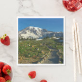 Mount Rainier Skyline Trail Uitzicht Servet (Insitu)