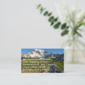 Mount Rainier Skyline Trail Uitzicht Visitekaartje (Staand voorkant)