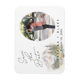 Mount Rainier Sla de datum op Flexibele fotomagnee Magneet