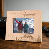 Mount Rainier Summit Adventure beklimming datum Gegraveerde Lijstjes