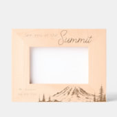 Mount Rainier Summit Adventure Klimmen Datum Bekli Gegraveerde Lijstjes (Voorkant)