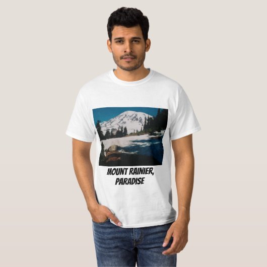 Mount Rainier T-Shirt (Voorkant volledig)