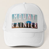 Mount Rainier Trucker hat Trucker Pet (Voorkant)