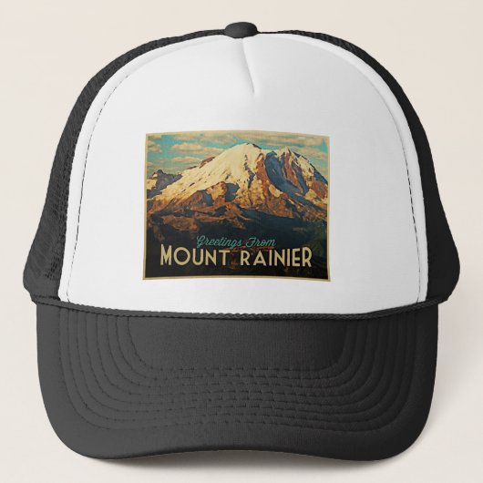 Mount Rainier Trucker Pet (Voorkant)