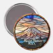 Mount Rainier Vakantie Souvenir  Magneet (Voorkant / Achterkant)