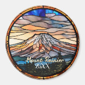 Mount Rainier Vakantie Souvenir  Magneet (Voorkant)